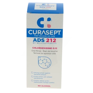 Curasept Ads 212 Mouthwash S Bain Bouche Fl/200ml