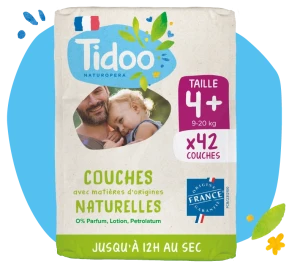 Tidoo Couches Naturelles T4+ 9-20kg Paquet/42