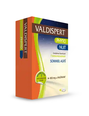 VALDISPERT PHYTO NUIT Valériane 450 mg Comprimés B/40
