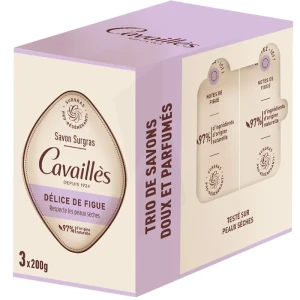 Cavailles Sav Delice De Figue 3x200g