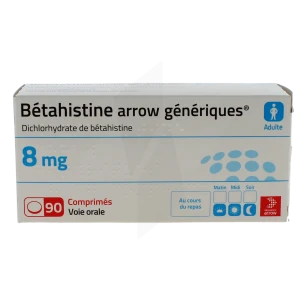 Betahistine Arrow Generiques 8 Mg Cpr Plq/90