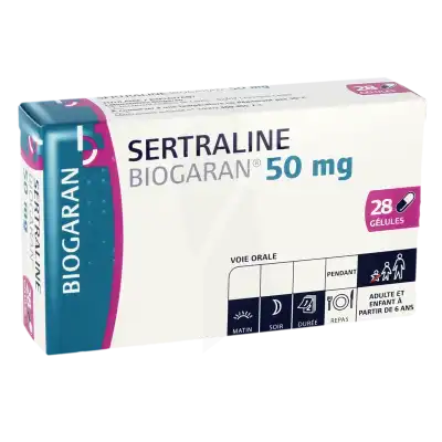 Sertraline Biogaran 50 Mg, Gélule à La Ricamarie