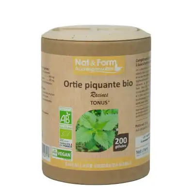 Nat&form Eco Responsable Ortie Piquante Racine Bio Gélules B/90 à Bègles