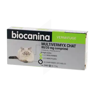 Multivermyx Chat 80/20 Mg Comprime, Comprimé à VESOUL
