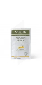 Cattier Masque Crème Argile Jaune Peau Sèche 12 Unidoses/5ml