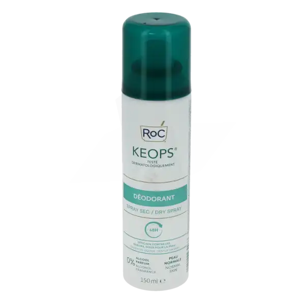 Roc Keops Déodorant Spray Sec 24h 150ml
