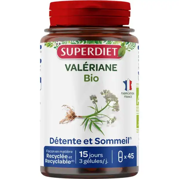 Superdiet Valériane Bio Gélules B/45