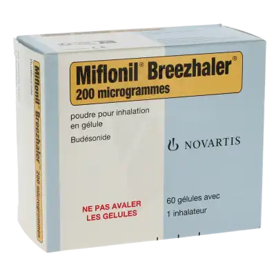 Miflonil Breezhaler 200 Microgrammes, Poudre Pour Inhalation En Gélule à Abbeville