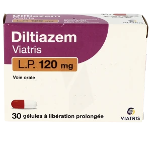 Diltiazem Viatris L.p. 120 Mg, Gélule à Libération Prolongée