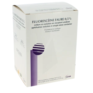 Fluoresceine Faure 0,5 Pour Cent, Collyre En Solution En Récipient Unidose