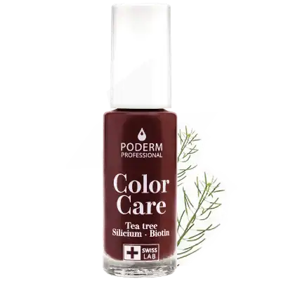 Poderm Vernis Color Care 437 Rouge Noir Fl/8ml à Paray-le-Monial