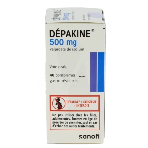 Depakine 500 Mg, Comprimé Gastro-résistant