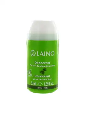 Laino Déodorant Thé Vert-feuilles De Menthe 50 Ml à Antibes