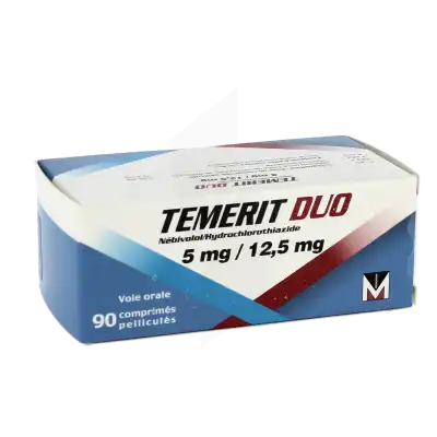 Temeritduo 5 Mg/12,5 Mg, Comprimé Pelliculé à Ris-Orangis