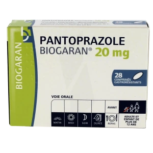 Pantoprazole Biogaran 40 Mg, Comprimé Gastro-résistant