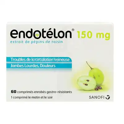 Endotelon 150 Mg, Comprimé Enrobé Gastro-résistant à TOULON