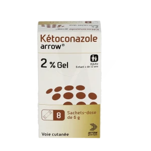 Ketoconazole Arrow 2 %, Gel En Sachet-dose