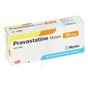 Pravastatine Viatris 10 Mg, Comprimé Pelliculé Sécable