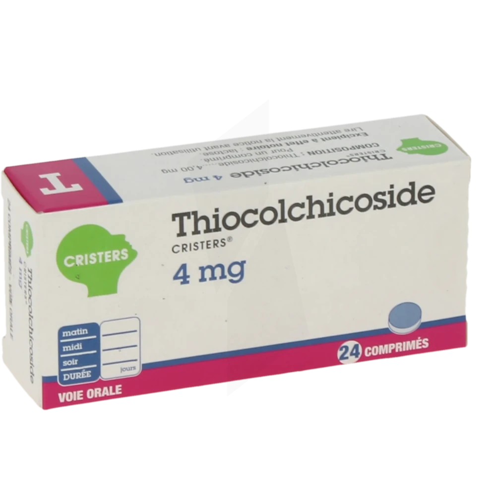Thiocolchicoside Cristers 4 Mg, Comprimé
