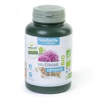 Nat&form Bio Valeriane Bio 200 Gélules Végétales à MONTEUX