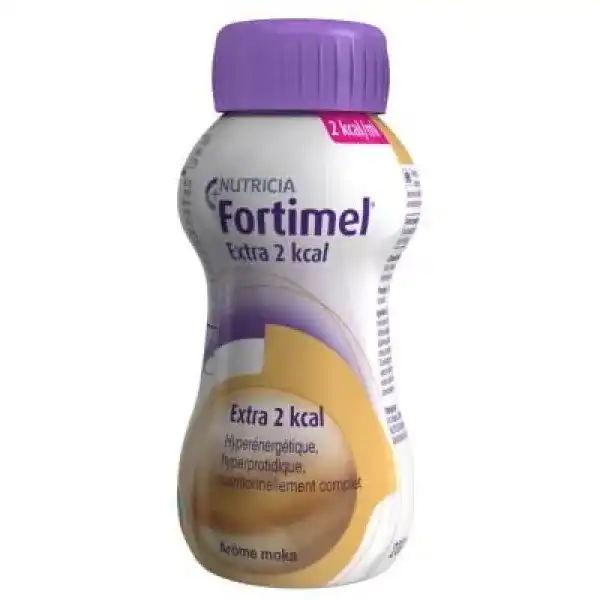 Fortimel Extra 2 Kcal Nutriment Moka 4 Bouteilles/200ml