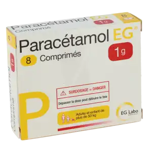 Paracetamol Eg 1 G, Comprimé à Chalon-sur-Saône