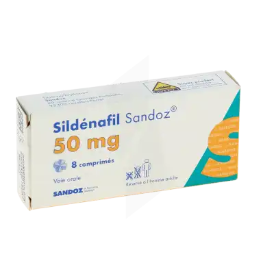 Sildenafil Sandoz 50 Mg, Comprimé à Sèvres