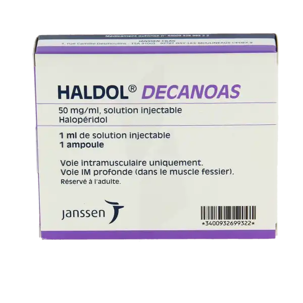Haldol Decanoas 50 Mg/ml, Solution Injectable
