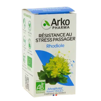 Arkogélules Rhodiole Bio Gélules Flacon De 45 à Saint-Vallier