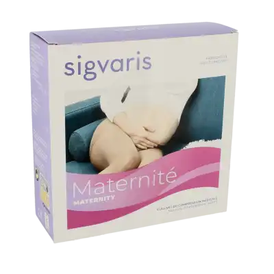 Sigvaris Maternite Transparent Collant  Femme Classe 2 Nude Medium Normal à Mûrs-Erigné