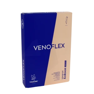 Venoflex Kokoon Absolu 2 Chaussette Mollet+ Femme Noir Taille 3l