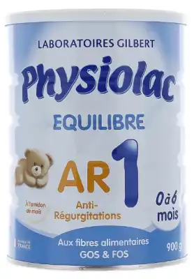Physiolac Equilibre Ar 1 Lait Poudre B/900g à Nice