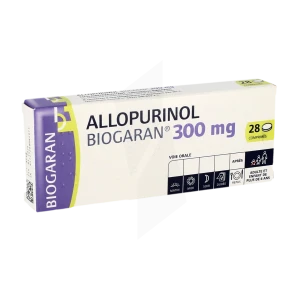 Allopurinol Biogaran 300 Mg, Comprimé