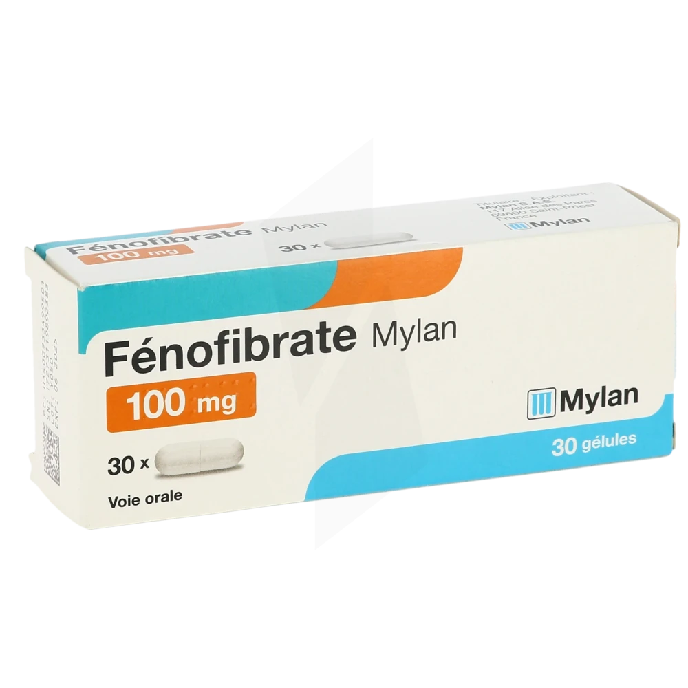 Fenofibrate Viatris 100 Mg, Gélule