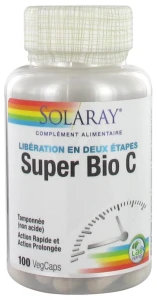 Solaray Super Bio C 100 Capsules VÉgÉtales