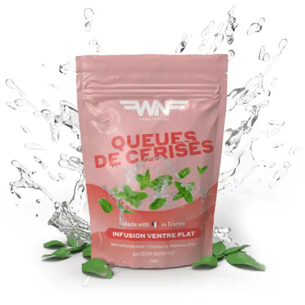 Wandernana Queues De Cerises Infusion Ventre Plat Menthe Sachet/100g