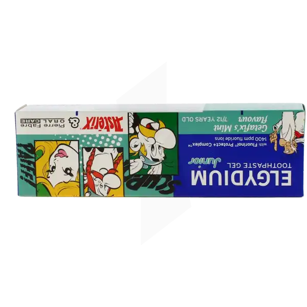 Elgydium Junior Asterix Pâte Dentifrice Menthe Douce T/50ml