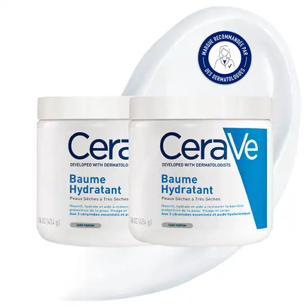 Cerave Baume Hydratant 2 Pots/454ml