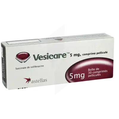 Vesicare 5 Mg, Comprimé Pelliculé à Ris-Orangis