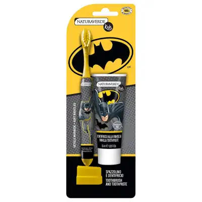 LCDT Duo Brosse à Dents Dentrifrice Batman