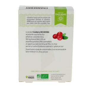Dayang Cranberry Bio 15 Gélules