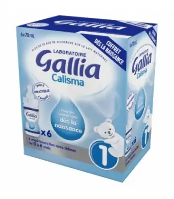 Gallia Calisma 1 Lait liquide 6 Bouteilles/70ml