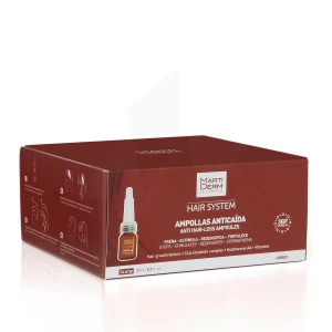 Martiderm Hair System Solution Anti-chute 14 Ampoules/3ml