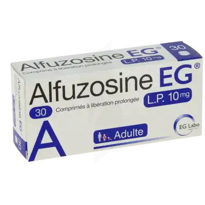 Alfuzosine Eg L.p. 10 Mg, Comprimé à Libération Prolongée à NOROY-LE-BOURG