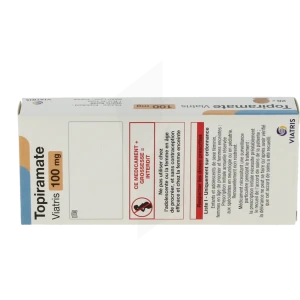 Topiramate Viatris 100 Mg, Comprimé Pelliculé