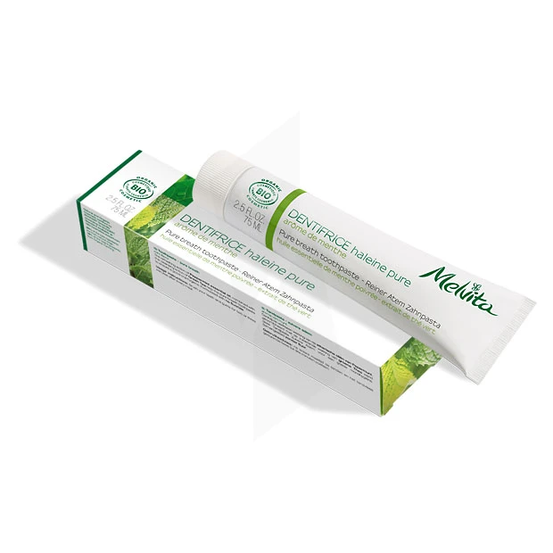 Dentifrice à la menthe à l'extrait de menthe bio - Carrefour - 75 ml