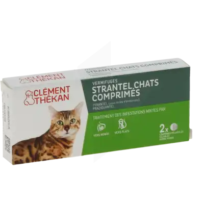 Strantel 230/20 Mg Comprimes Pellicules Pour Chats, Comprimé Pelliculé à Ménilles