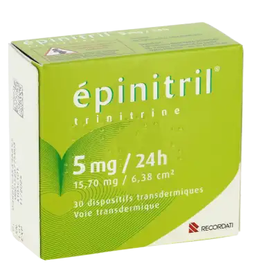 Epinitril 5 Mg/24 Heures, Dispositif Transdermique à Dreux