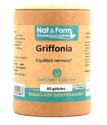 Nat&form Eco Responsable Griffonia Gélules B/60 à Bordeaux