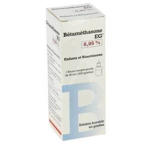 Betamethasone Eg 0,05 Pour Cent, Solution Buvable En Gouttes